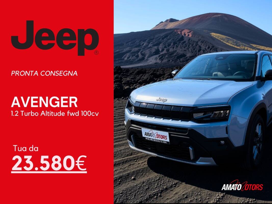 Jeep Avenger 1.2 t. Altitude fwd 100cv, del 2026, 10 km, in vendita a Ragusa (RG)