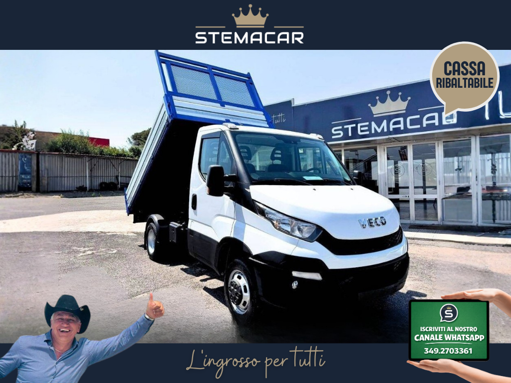 Iveco Daily 35 C14 3750 E6 Ribaltabile trilaterale, del 2019, 121.342 km, in vendita a Roma (RM)