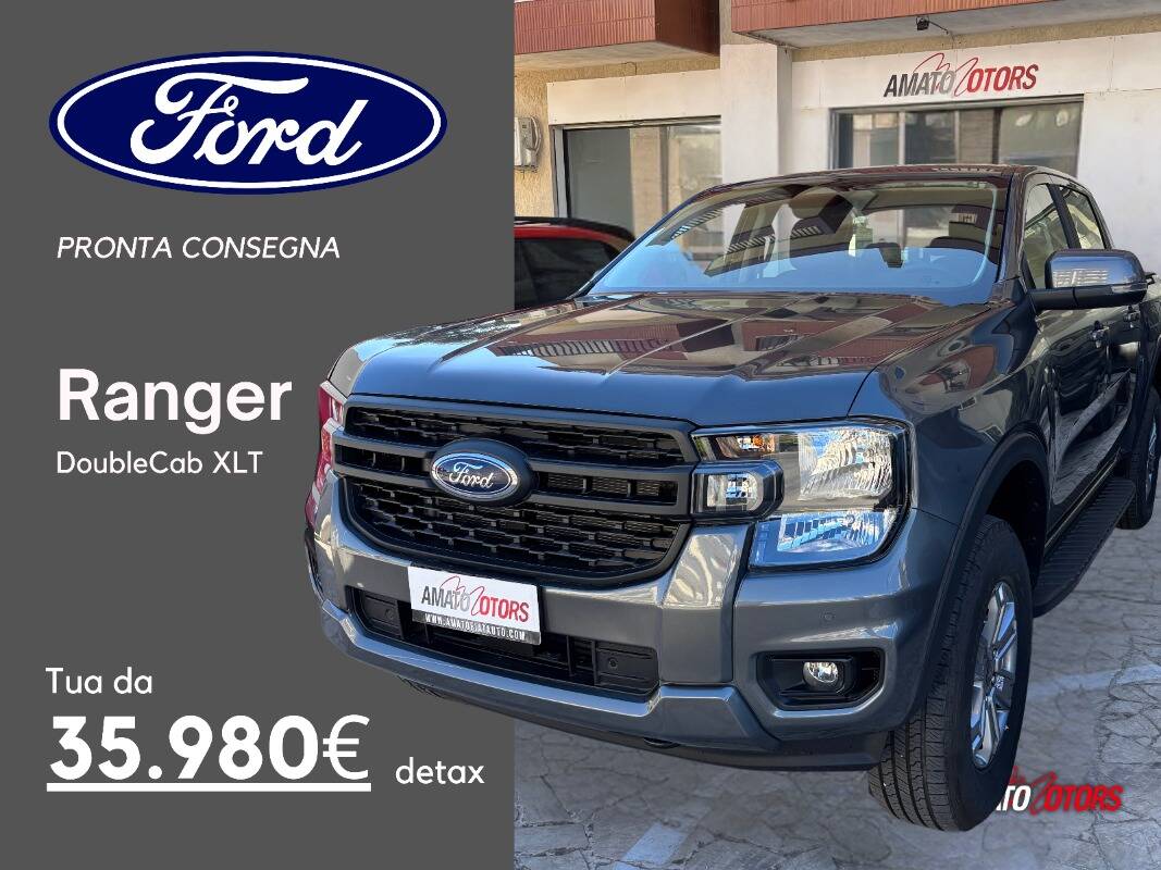 Ford Ranger 2.0 ecoblue doppia cabina XLT 4x4 170cv, in vendita a Ragusa (RG)