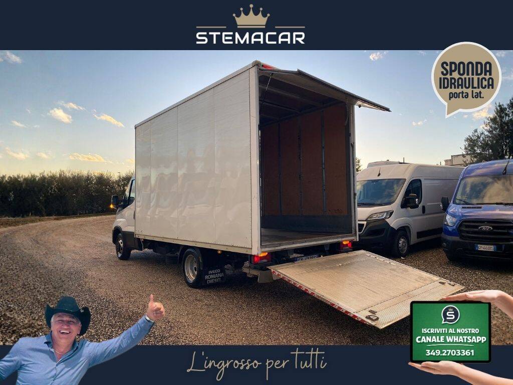 Iveco Daily 35C14 3450 E6 SPONDA IDRAULICA + PORTA LAT., del 2020, in vendita a Roma (RM)
