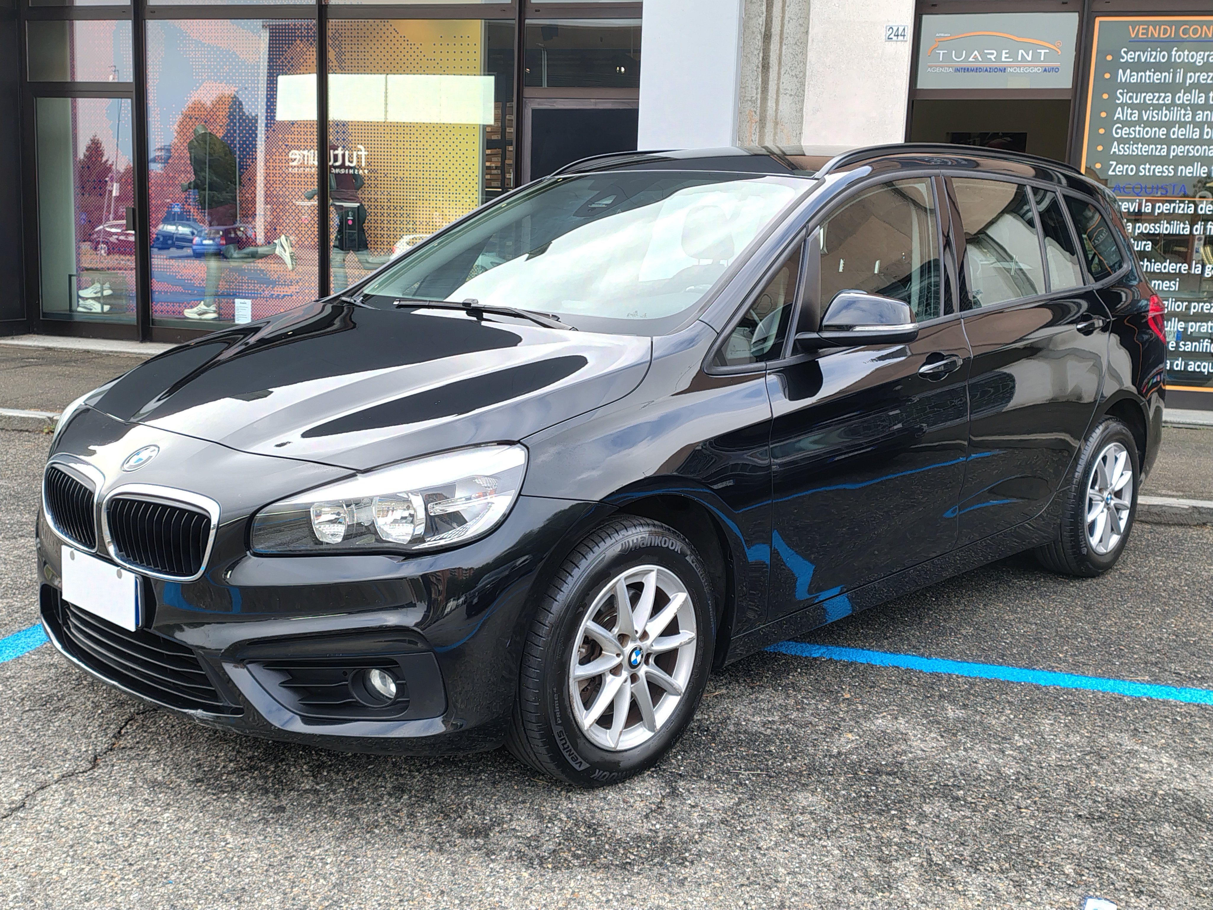BMW 218 218d Gran Tourer 7p.ti auto, del 2016, 126.000 km, in vendita a Venaria Reale (TO)