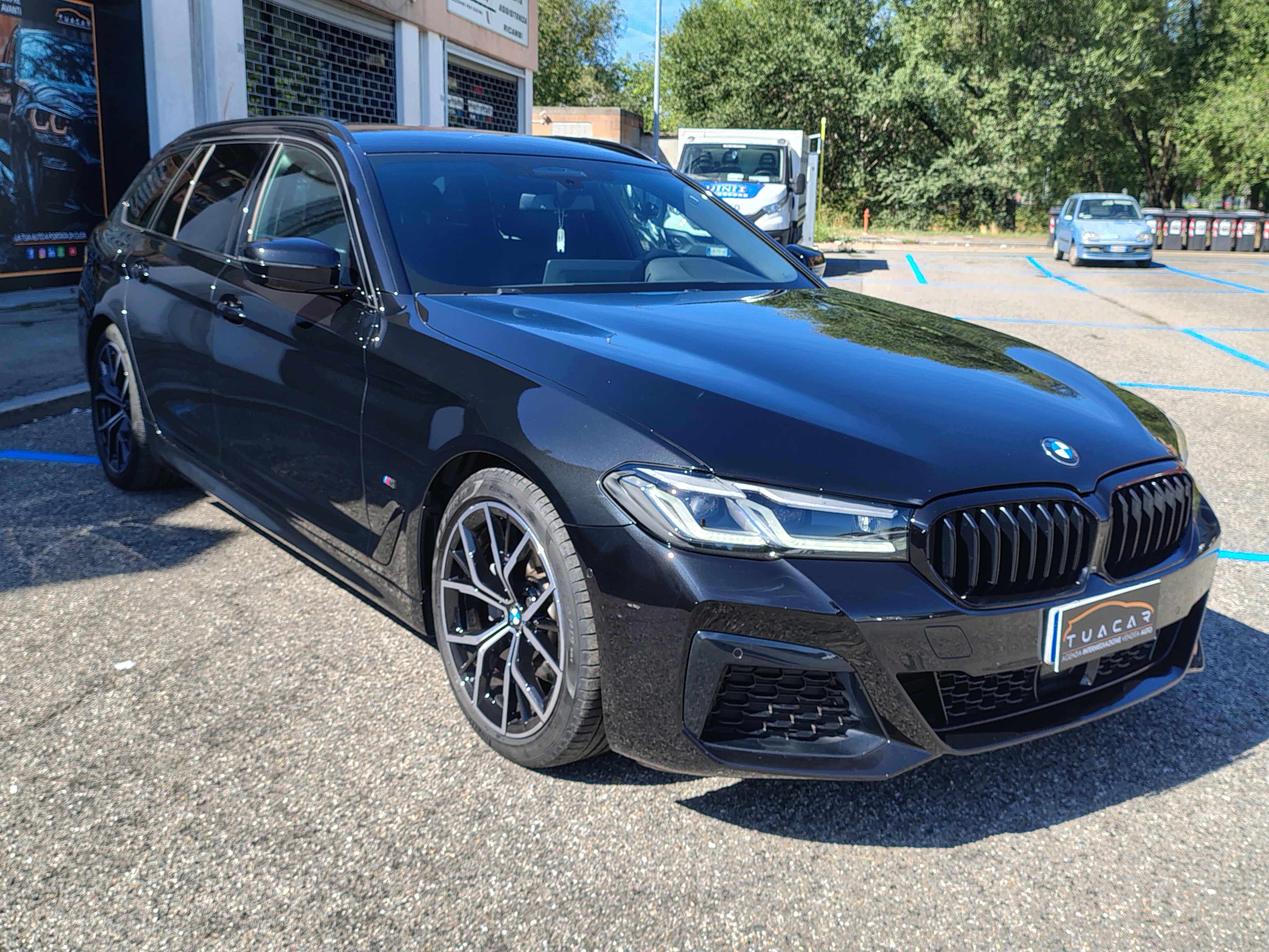 BMW 520 520d Touring mhev 48V Msport auto - foto 3 di 4