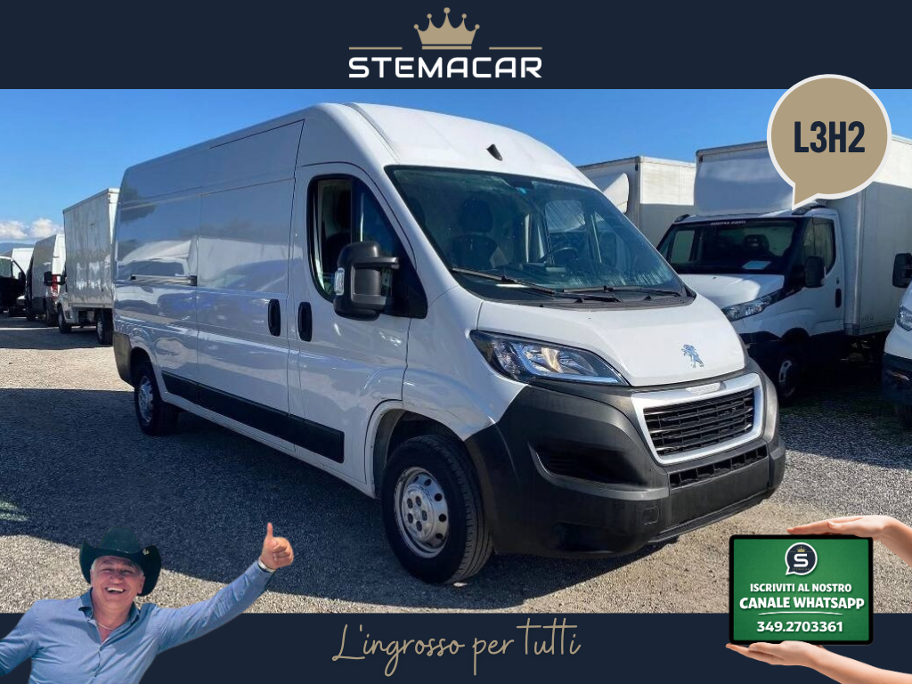 Peugeot Boxer 333 2.2 bluehdi 140cv S&S L3H2 + IVA, del 2023, 103.800 km, in vendita a Roma (RM)