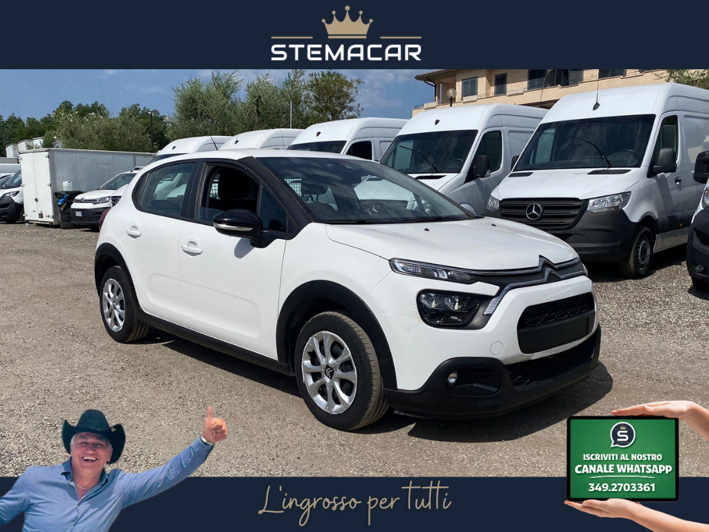 Citroen C3 Van 1.5 Bluehdi 100cv S&S Feel my20 +iva, del 2021, in vendita a Roma (RM)