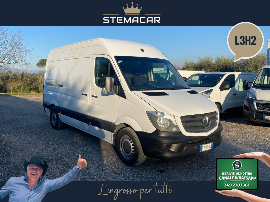 Mercedes-Benz Sprinter 314 cdi F 37 35 Pro E6 + IVA, del 2017, in vendita a Roma (RM)
