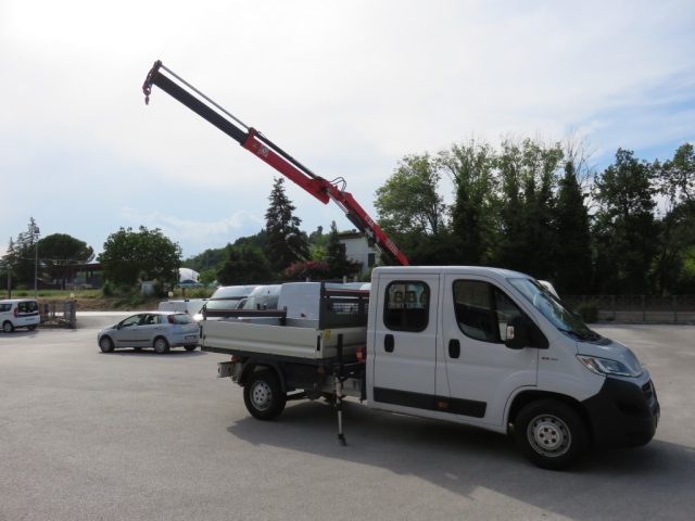 Fiat Ducato 35 2.3 MJT 130CV L3 DOPPIA CAB GRU Cabinato Maxi usato a TOLENTINO