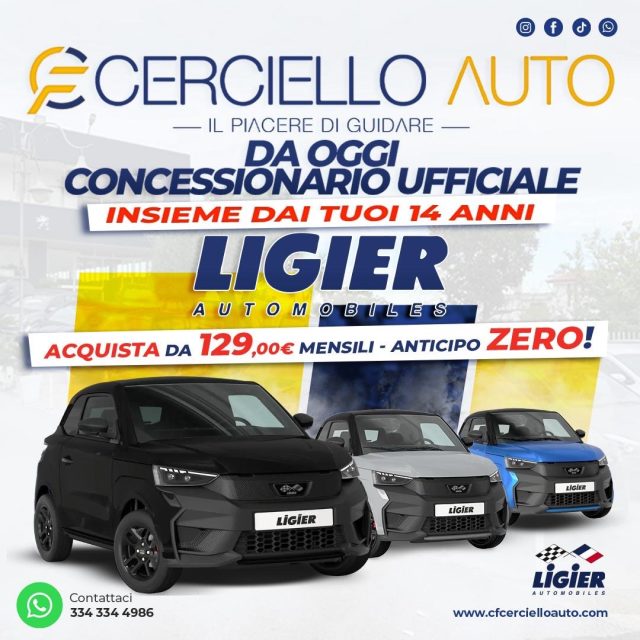 Ligier JS 50 Select E.V. TUA DA ?159.00 MENSILI nuovo a SOMMA VESUVIANA