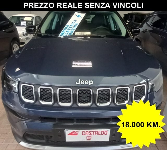 Jeep Compass 1.3 Turbo T4 190 CV 4XE PHEV AT6 Altitude, del 2025, 18.000 km, in vendita a Torino (TO)