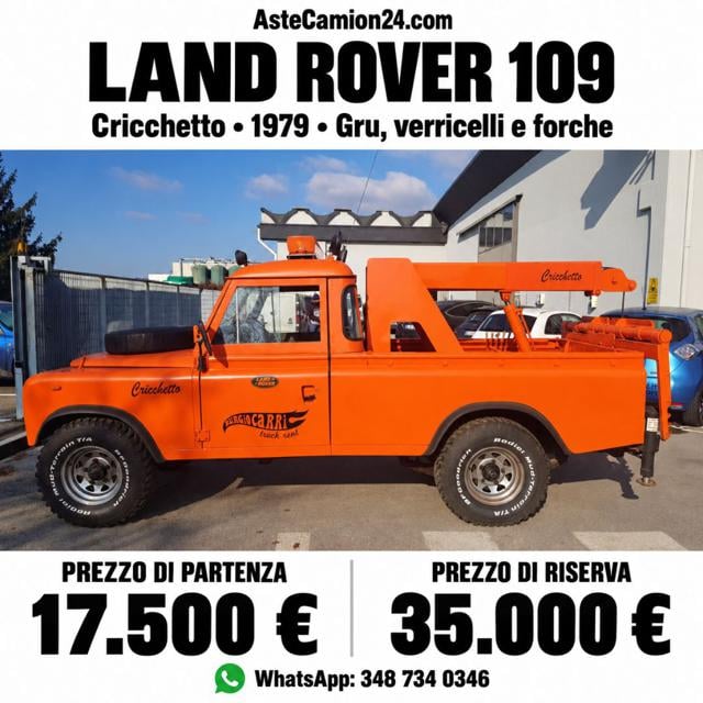 Land Rover Defender Carroatrezzi, del 1978, 82.000 km, in vendita a Novedrate (CO)