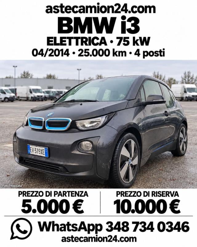 BMW i3 i3, del 2014, 25.000 km, in vendita a Novedrate (CO)
