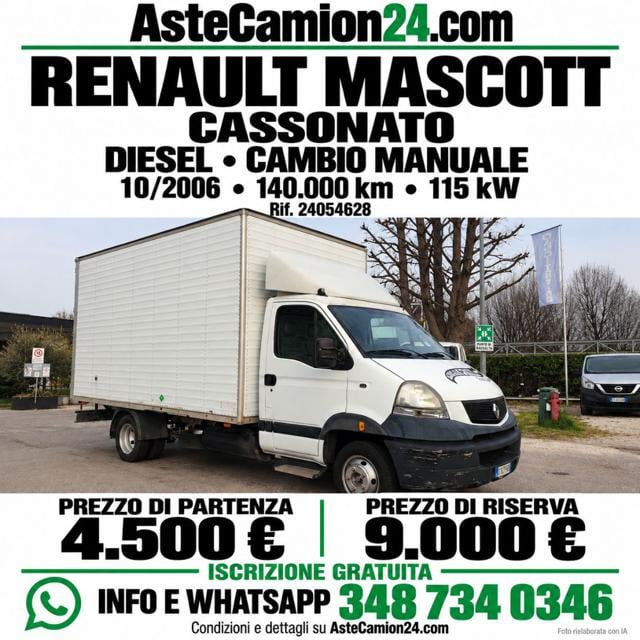 Renault Mascott cassonato, del 2006, 140.000 km, in vendita a Novedrate (CO)