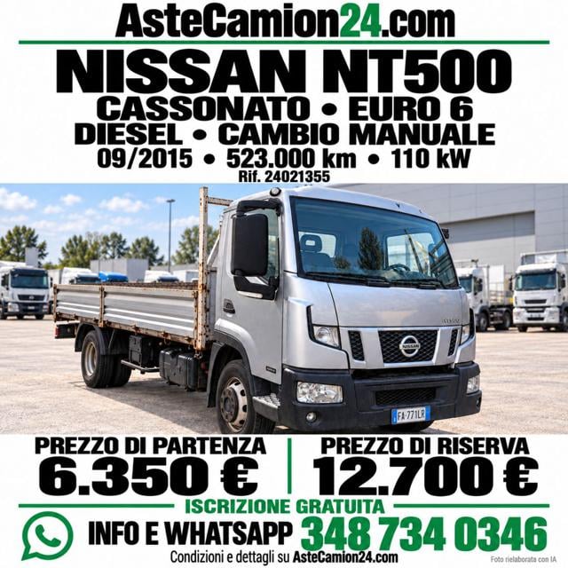 Nissan NT500 Euro 6, del 2015, 523.000 km, in vendita a Novedrate (CO)