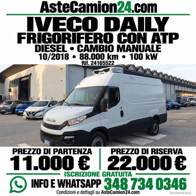 Iveco Daily frigorifero con atp astecamion24.com, del 2018, 88.000 km, in vendita a Novedrate (CO)
