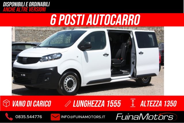 Fiat Scudo 2.0 145CV 6 POSTI Doppia cabina L2H1 Mobile NUOVO km 0 a BERNALDA
