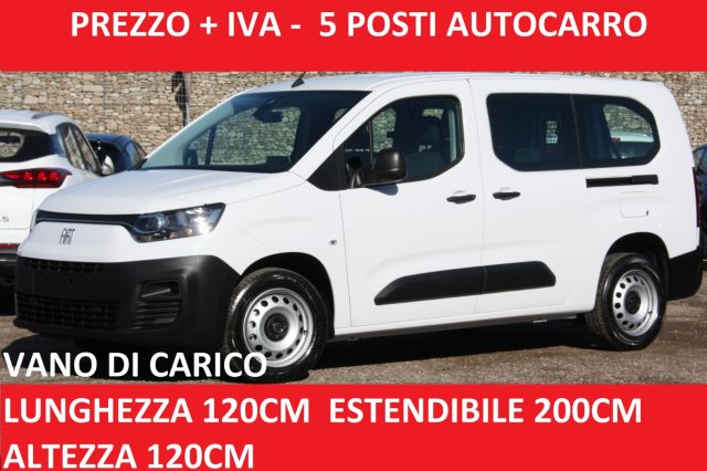 Fiat Doblo 1.5 BlueHdi 100CV Crew Cab COMBI 5 POSTI AUTOCARRO km 0 a BERNALDA