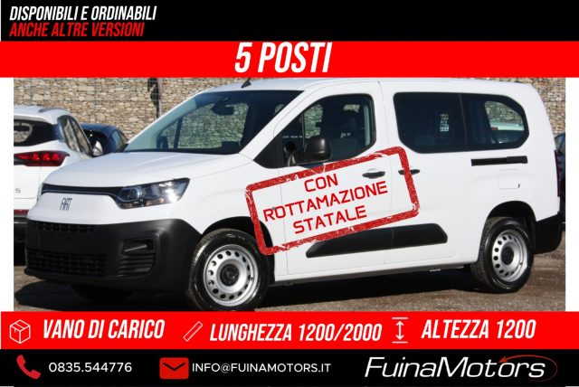 Fiat Doblo 1.5 BlueHdi 100CV Crew Cab COMBI 5 POSTI AUTOCARRO km 0 a BERNALDA