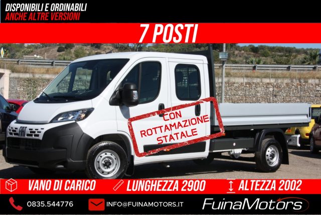 Fiat Ducato 35 2.2 Mjt 140CV - L3 H1 DOPPIA CABINA CASSONE km 0 a BERNALDA