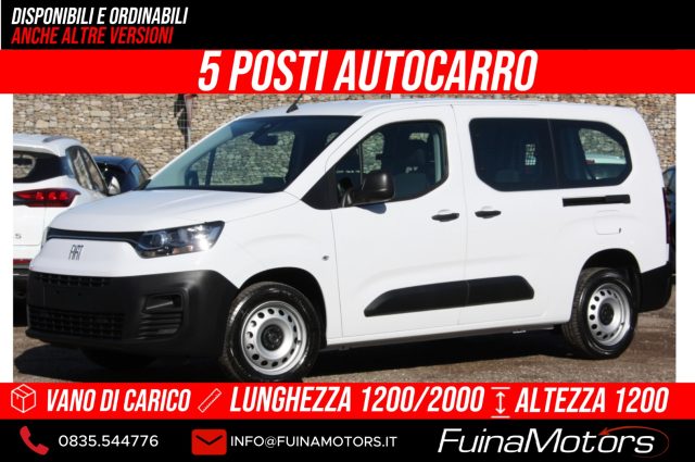 Fiat Doblo 1.5 BlueHdi 100CV Crew Cab COMBI 5 POSTI AUTOCARRO km 0 a BERNALDA