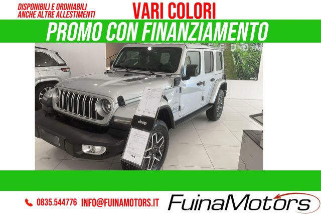 Jeep Wrangler Unlimited 2.0 PHEV ATX 4xe Sahara NUOVO km 0 a BERNALDA
