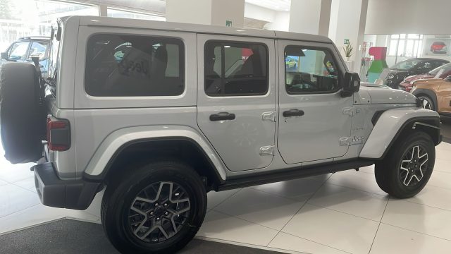 Jeep Wrangler Unlimited 2.0 PHEV ATX 4xe Sahara NUOVO - foto 3 di 4