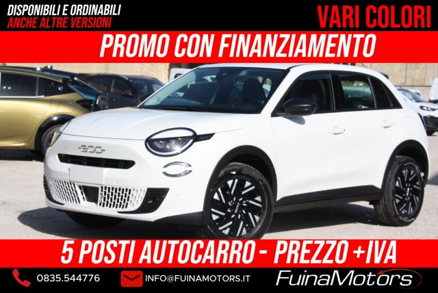 Fiat 600 1.2 110CV Hybrid 5 POSTI AUTOCARRO NUOVO, del 2026, 1 km, in vendita a Bernalda (MT)
