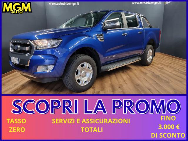 Ford Ranger 2.2 TDCi aut. DC Limited 5pt., del 2019, 76.508 km, in vendita a Erba (CO)