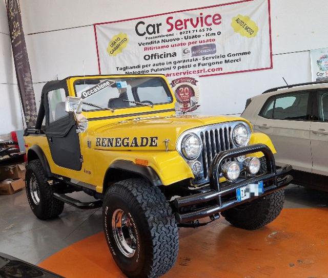 Jeep CJ-7 V8 AMC 304 4 MARCE MANUALE ? Restauro Totale, del 1979, 2.600 km, in vendita a Fossombrone (PU)