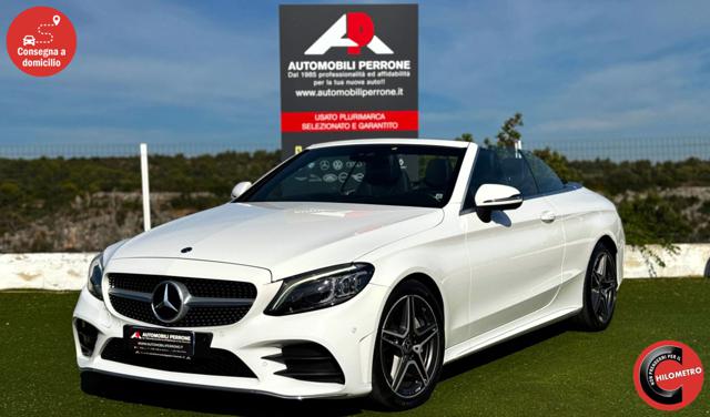 Mercedes-Benz C 220 d Auto Cabrio Premium AMG - 1 prop./ FULL, del 2019, 89.600 km, in vendita a Castellaneta (TA)