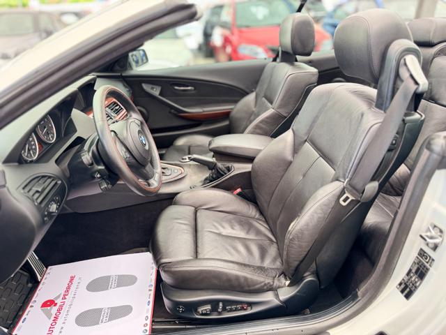 BMW 650 i 4.8 V8 367cv Cabrio INDIVIDUAL, del 2006, 158.900 km, in vendita a Castellaneta (TA)