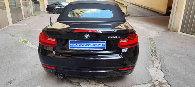 BMW 220 d Cabrio Sport PELLE-NAVI-LED-AUTOMATICA - foto 3 di 4