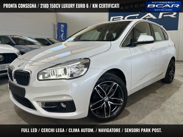 BMW 218 d Active Tourer Luxury NAVIG./FULL LED/KM CERTIF. usato a SAVIGLIANO