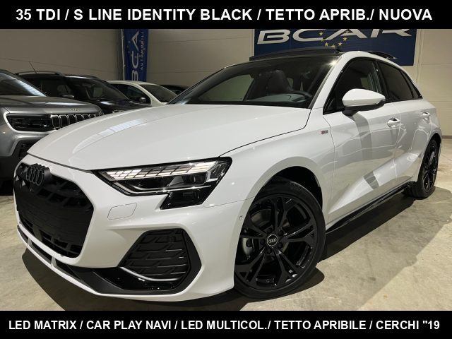 Audi A3 SPB 35 TDI S line"19 Sline BLACK/MATRIX/TETTO PANO km 0 a SAVIGLIANO