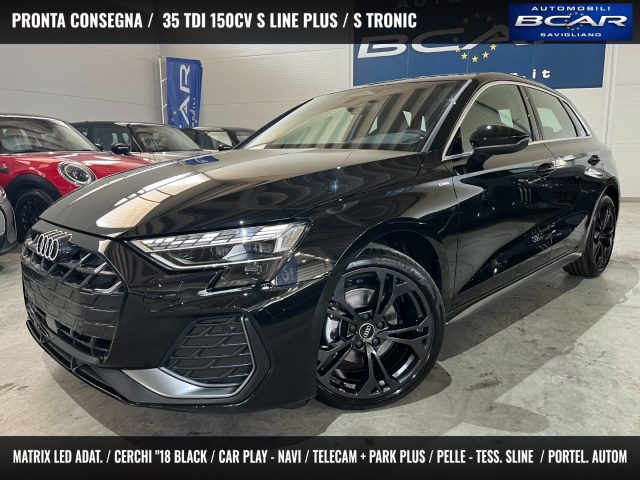Audi A3 SPB 35TDI Stronic S line"18 Sline/Matrix/Key/Telec km 0 a SAVIGLIANO