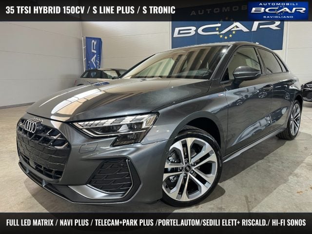 Audi A3 SPB 35TFSI Stronic S line"18 Sline LED Matrix/NAVI km 0 a SAVIGLIANO