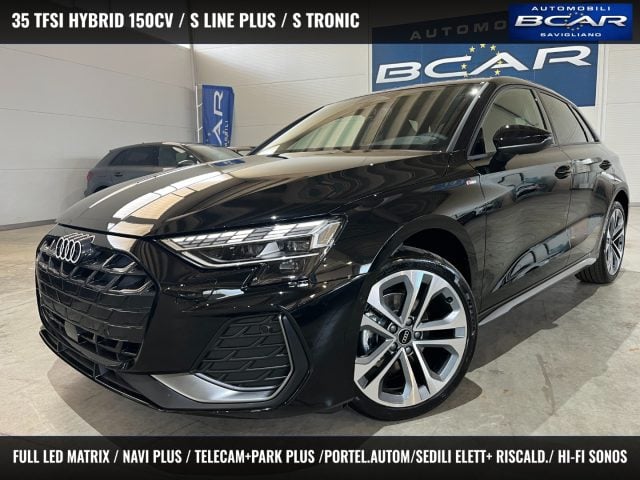 Audi A3 SPB 35TFSI Stronic S line"18 Sline LED Matrix/NAVI km 0 a SAVIGLIANO