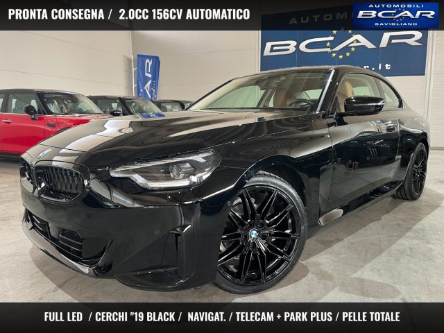 BMW 218 i Coupé Navi/"19 Msport /Pelle Totale/Park+Telecam, del 2023, 39.500 km, in vendita a Savigliano (CN)