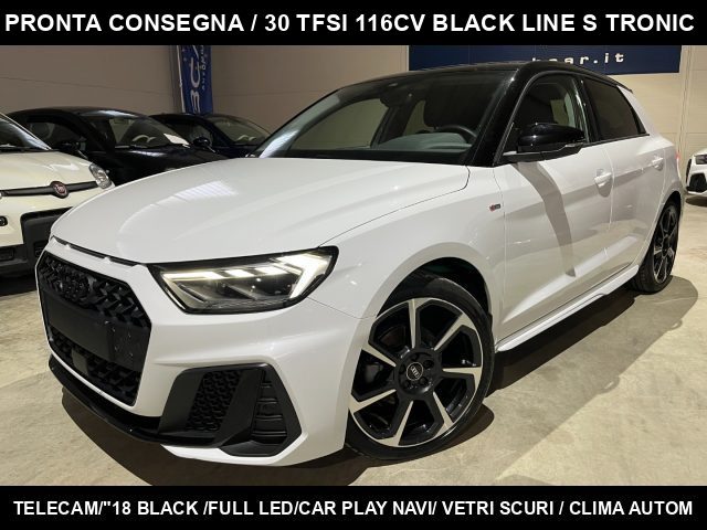 Audi A1 SPB 30TFSI Stronic S line Identity Black "18 Sline usato a SAVIGLIANO