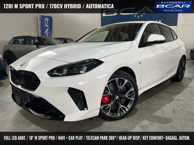 BMW 120 48V MSport Pro "18 M Sport HEAD-UP/TELECAM 360, del 2025, 13.900 km, in vendita a Savigliano (CN)