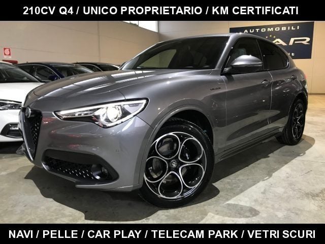 Alfa Romeo Stelvio 2.2 Td 210CV AT8 Q4 Veloce "20/Pinze Black/My 21", del 2021, 95.000 km, in vendita a Savigliano (CN)