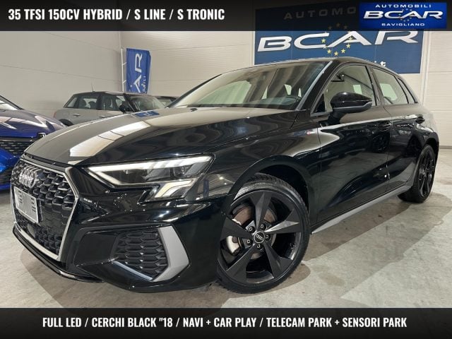Audi A3 SPB 35TFSI 150cv Hybrid Stronic "18 Sline S line, del 2024, 53.200 km, in vendita a Savigliano (CN)