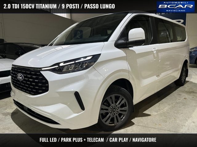 Ford Tourneo Custom 320 2.0 EcoBlue 150CV PL Titanium 9 POSTI, del 2024, 49.700 km, in vendita a Savigliano (CN)