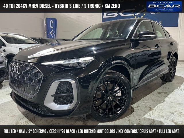 Audi Q5 SPB Sportback TDI 204CV mHEV+ S line 20" Sline, del 2025, 1 km, in vendita a Savigliano (CN)