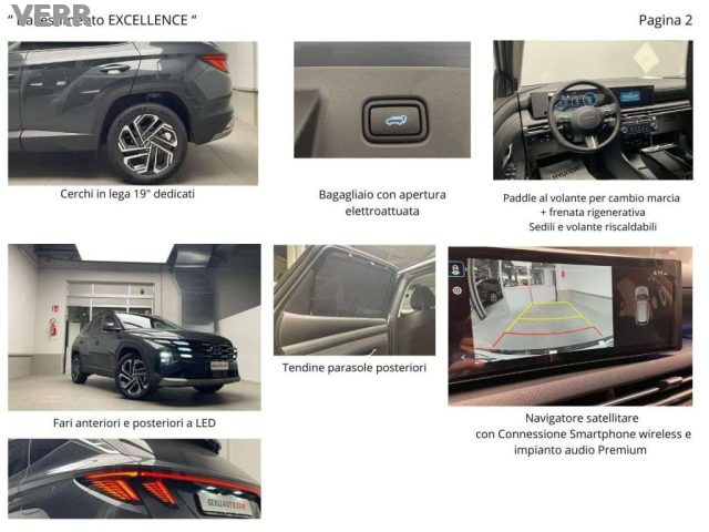 Hyundai TUCSON 1.6 hev Exellence 2wd auto-KM ZERO 11/25 PROMO 48 - foto 2 di 4