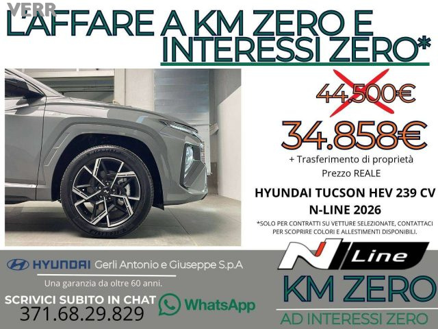 Hyundai TUCSON 1.6 A/T HEV FULL HYBRID "N-LINE" KM ZERO - "PREZZO - foto 2 di 4