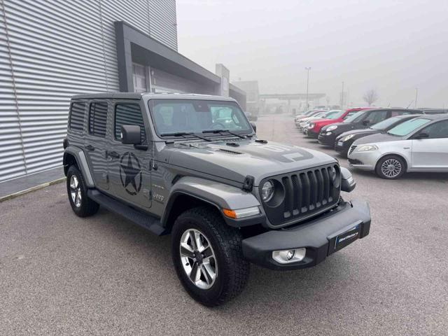 Jeep Wrangler Unlimited 2.2 Mjt II 4X4 4WD Sahara GANCIO TRAINO - foto 3 di 4