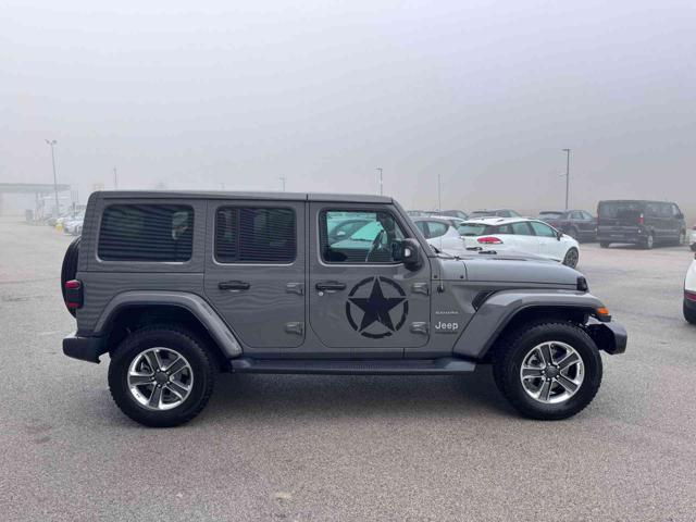 Jeep Wrangler Unlimited 2.2 Mjt II 4X4 4WD Sahara GANCIO TRAINO - foto 4 di 4