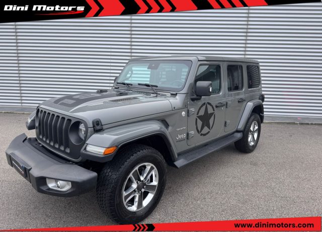 Jeep Wrangler Unlimited 2.2 Mjt II 4X4 4WD Sahara GANCIO TRAINO usato a SANT ANGELO IN VADO