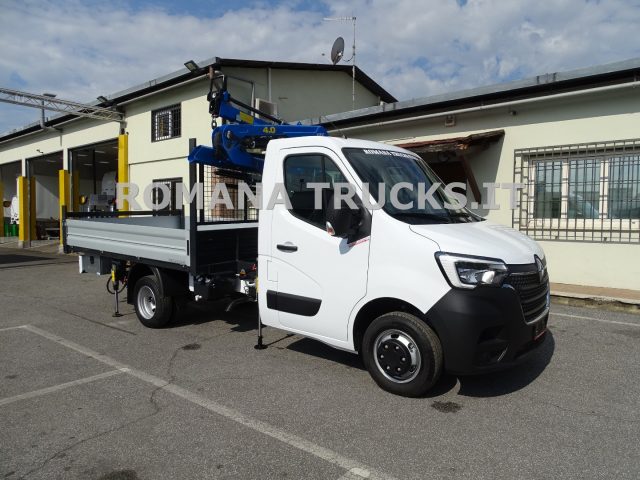 Renault Master 145CV CASSONE FISSO E GRU+ RADIOCOMANDO ORDINABILE - foto 3 di 4