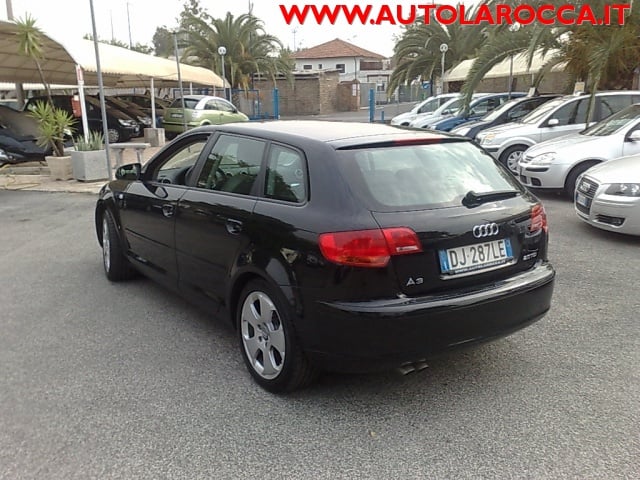 Audi A3 SPB. 2.0 TDI F.AP. S tr. Attraction, del 2007, 58.000 km, in vendita a Roma (RM)