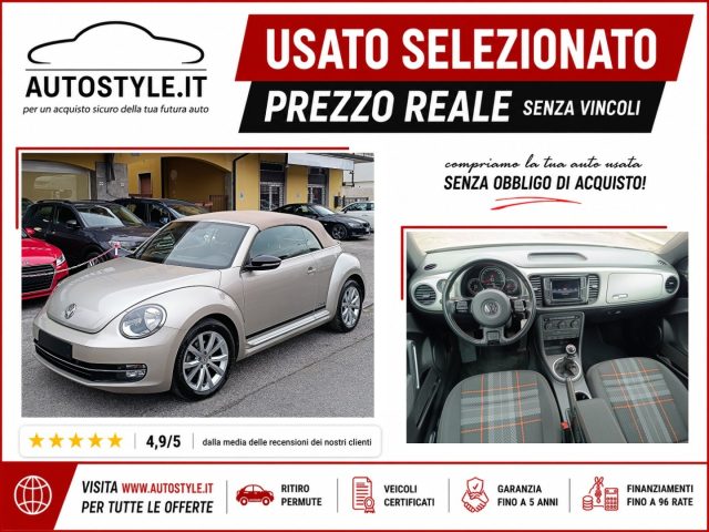 Volkswagen Maggiolino Cabrio 2.0 TDI CLUB BMT 110Cv EURO6 usato a CONCESIO